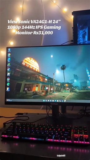 ViewSonic VA24G1-H 24” 1080p 144Hz IPS Gaming Monitor Rs31,000#gaming #gamer #pubgmobile #gameplay #gamingcommunity