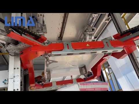 Automatic Stretch Hood Machine in Action | Advanced Pallet Wrapping Solution by Lima Factory