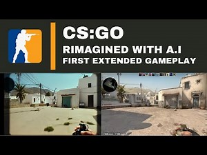 CSGO with ultra realistic graphics | Generative AI Real Life Graphics!