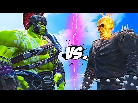 GHOST RIDER VS HULK RAGNAROK - EPIC BATTLE