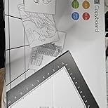 ColorWeaveArt Rechargeable A4 LED Pad Tracing Light Box 3-Color Light Mode 10-Level Diamond Painting Light Board Ultra-Thin Battery Powered Light Copy Board for Weeding Vinyl Drawing Sketching