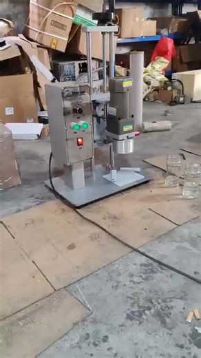glass jar metal cap capping machine cap sealing machine