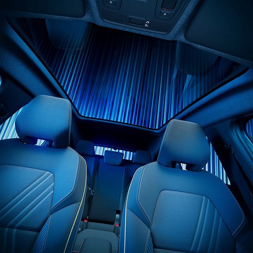 #Renault #Symbioz #ETech #fullhybrid 145, acum în showroom-urile Renault! preia controlul asupra plafonului panoramic din sticlă opacizantă solarbay® și asupra celor 4 configurații posibile. activează-le prin control manual sau vocal cu Google Assistant pentru a beneficia de luminozitatea și confortul termic dorit. ➡️ https://bit.ly/4b94Eny | Renault