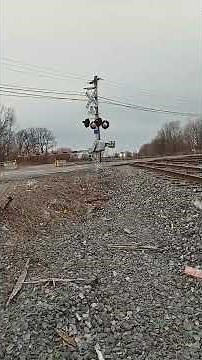 Rocket Fast CSX Geometry Train Goes by at 79 Miles Per Hour