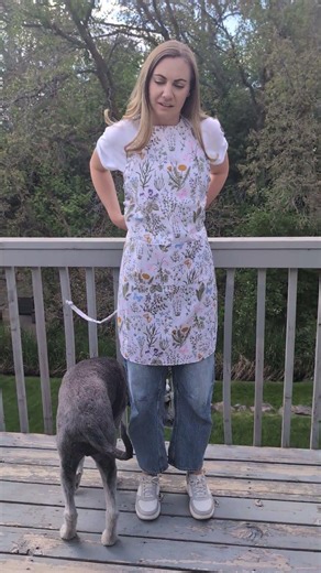 How the Adjustable Apron Works #sewing #handmade #sewingtutorial
