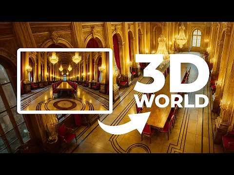 New AI Creates Full 3D Spaces From a Single Picture