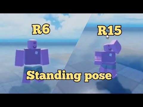 Roblox Studio| Standing Pose For The Character R6+R15 - Kiraki