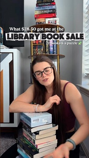 📚 Huge Library Book Sale Haul! #booktubetbr #booklover