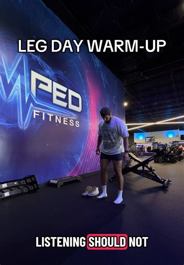 I take warm ups as seriously as I do my training. It’s probably why I haven’t had a major injury in 5 years of doing this. This is my leg day warm up routine you can follow or take some for your next leg day💪🏼 #gymtok #fitnesstok #fitnessjourney #warmuproutine #legdayworkouts