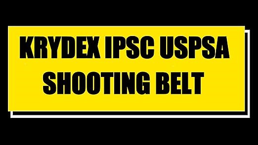 KRYDEX IPSC USPSA shooting belt 
