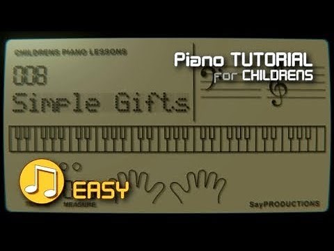 Simple Gifts - Piano Tutorial