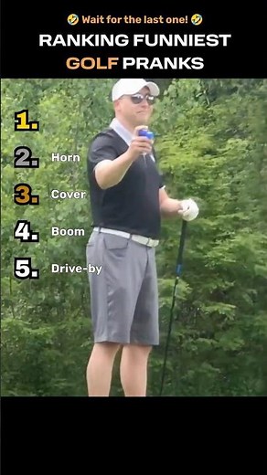 Ranking Funny Golf Pranks