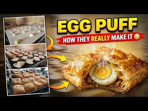 Egg Puff | How It’s Really Made ( Indian Bakery Style)