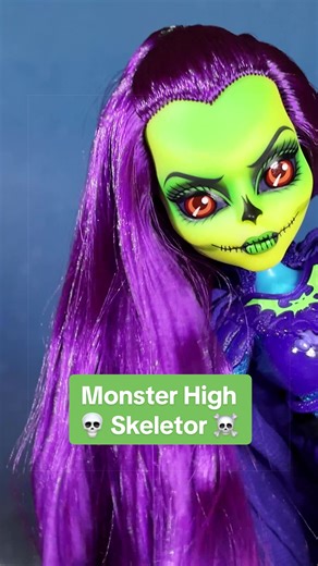 Monster High Skeletor doll unboxing Cant believe she sold out in a week lol #doll #monsterhigh #skeletor #heman #hemanandthemastersoftheuniverse @Monster High @MattelCreations