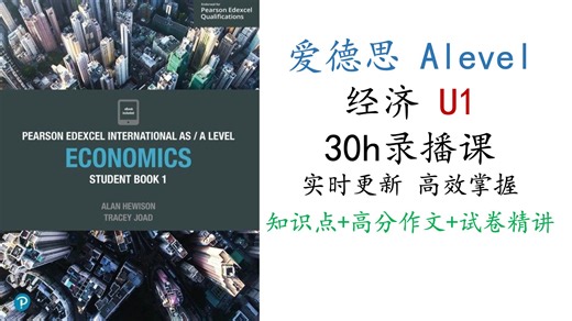Edexcel 爱德思经济 U1 复习课