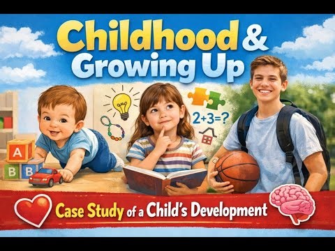 Childhood and Growing Up - Case Study of a child (Physical, Cognitive, or Emotional Development)