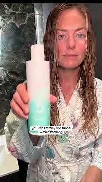 Easy wavy hair tutorial no heat #shorts