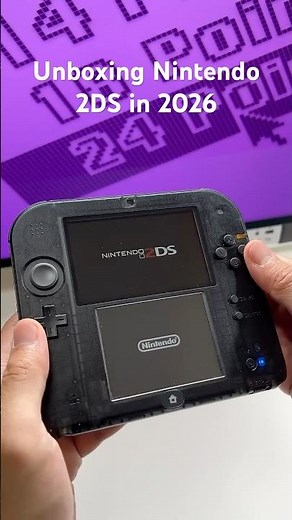 Unboxing Nintendo 2DS in 2026 #nintendo #console #retrogaming