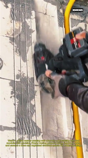 Wall Chasing and Electrical Conduit Installation | Smart Construction Skills