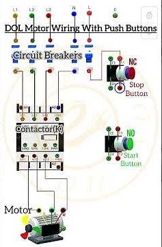 The Fastest Way to Wire a DOL Motor with Push Buttons #electrical #tutorial