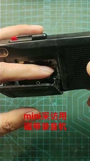 panasonic松下采访用磁带录音机，经典迷你小型卡带机 #shorts #磁带随身听