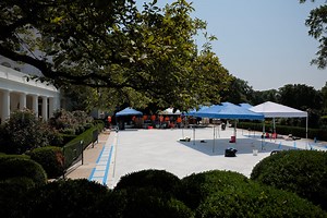 New Photos Show How President Trump Paved Over the White House Rose Garden