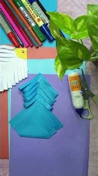 Easy Paper Fish Craft 🐟 | Simple DIY for Kids | Paper Folding Art