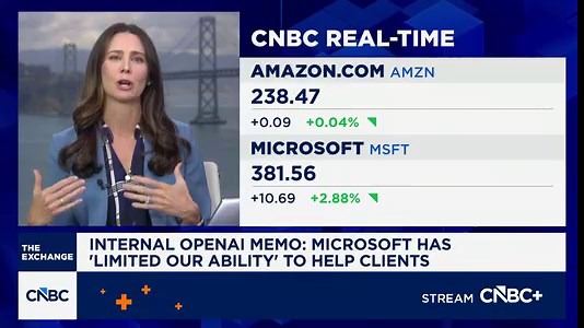 OpenAI memo touts Amazon partnership