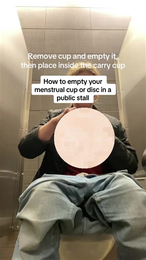 How to Empty Your Menstrual Cup in a Public Restroom