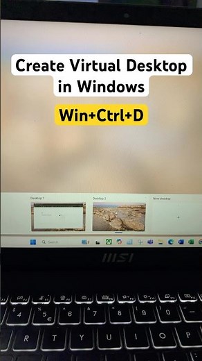 How to Use Win + Ctrl +D | Create Virtual Desktop in Windows