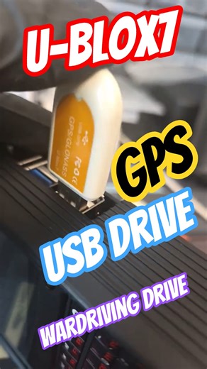 GPS/GLONASS U-Blox7 USB Drive #raspberrypi #wardriving #gps #cyberdeck #cybersecurity