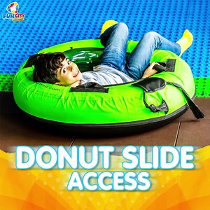 Beat the heat and and enjoy a family day of fun INDOORS at FunCity and Fun Block exclusively Arabian Center .​ Spend AED 249 and let your little ones play their favourite games at #FunCity, choose between two attractions donut slide at Fun Block and go home with an exclusive Bubble Toy. | Fun City - come, play!