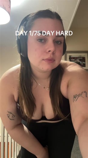 Day 1 of 75 Hard. This took a lot to post. Judge if you want — it only boosts the views 😉 But if you want to come along on my health & fitness journey, you’re so welcome 🤍 We all start somewhere. Follow for daily progress. #75hardstylechallenge #weightlosstransformation #weallstartsomewhere #75hard