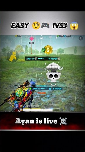 EASY 🧐 🎮 IVS3 😱 #ultrainstinct #scout #bgmi #freefire #1v4clutch #4k #keşfet #colorgang #greeen
