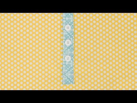 How to Add a Button Placket to a Garment