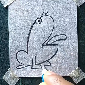 27K views · 241 reactions | How to draw a frog Using number 2 | All About Art | Facebook