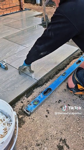 Laying Kandla Grey Porcelain Tiles for Your Patio
