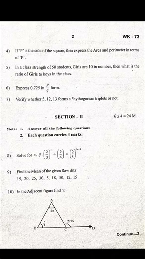 Class 8. #sa1exam #sa1questions #mathsimpquestions #sa1questions