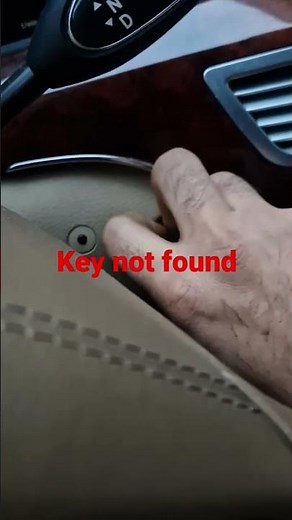 Mercedes key not detected