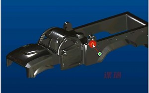 Creo建模教程之合金卡车大身逆向抄数造型_哔哩哔哩_bilibili