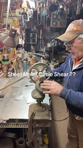 (Part 4) Lockformer Brand Pittsburgh Machine Lennox Throatless Shear Are Highlighted As A Scrap Is Formed Into A Miniature Duct Half #sheetmetal #fabrication #layout #lennox #shear #foot #brake #circle #transition #metalwork | Tractorman