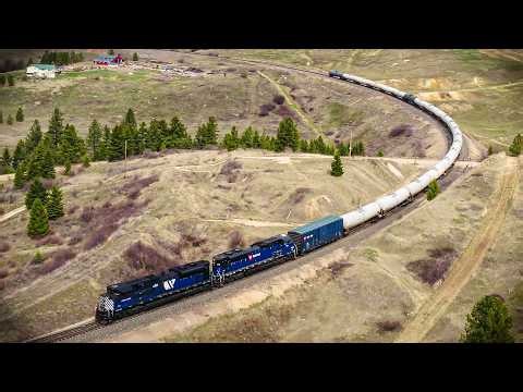 Montana Rail Link Gas Local - Evaro Hill [Clip]
