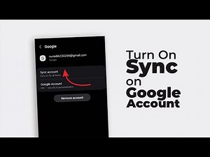 How to Turn On Sync in Google Account and Gmail on Android