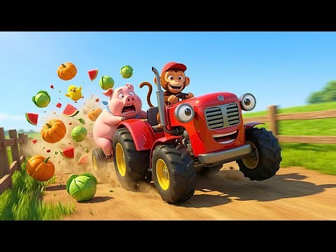 Super Fast! BonBon Monkey Farm Race 🌪️🚜