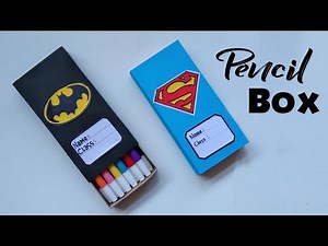 How To Make A Paper Pencil Box - Diy Paper Pencil Box Idea - Easy Origami Box