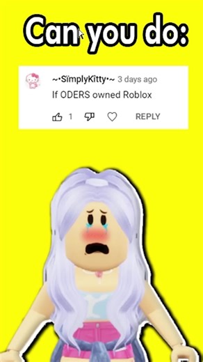 If ODERS owned ROBLOX #oders #robloz