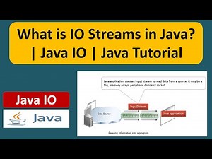 What is IO Streams in Java? | Java IO | Java Tutorial