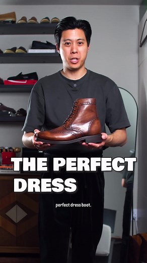 The Perfect Dress Boots! @Brian Chan ✅ #ThursdayBoots #wingtips #dressboots #laceupboots #mensboots #boots #outfitideas #springoutfitideas #springfashion #springessentials #suitedandbooted