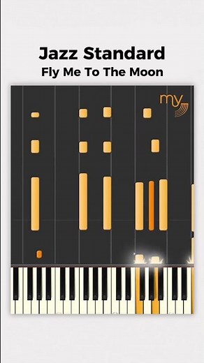 Fly Me To The Moon - Jazz piano solo tutorial