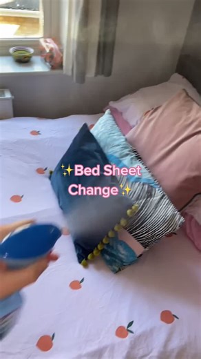 ✨Changing my Sheets!✨ #fyp #clean #hinching #cleaning